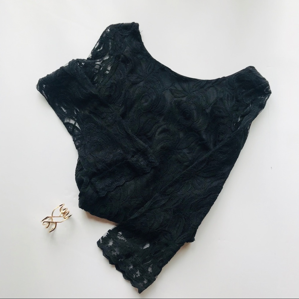 Xhilaration Black Lace Dress